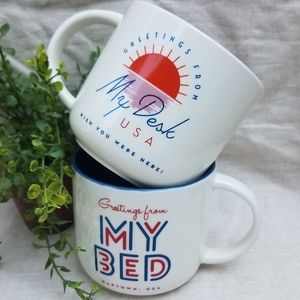 PAIR Coffee Mugs, My Desk